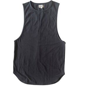 ASRV Tank Top Men's  Athletic Gym Training Sportswear -Gray- Size Medium